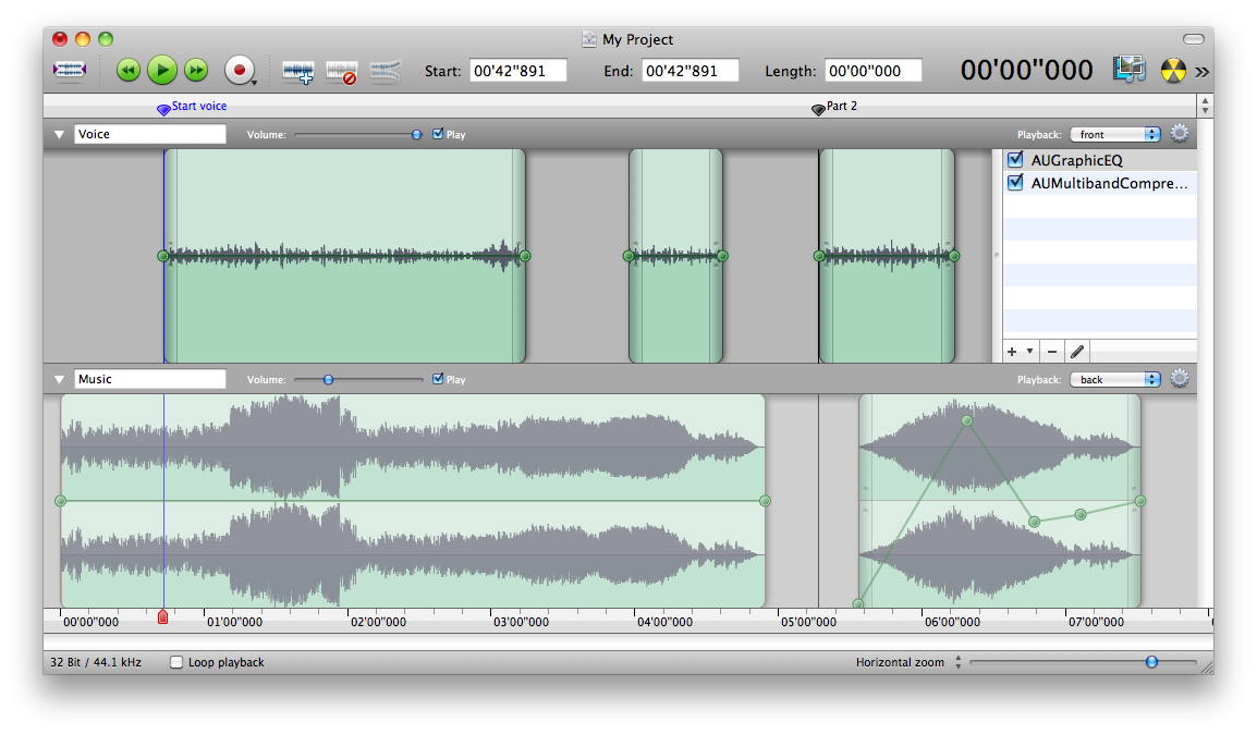 voice over editing software for mac